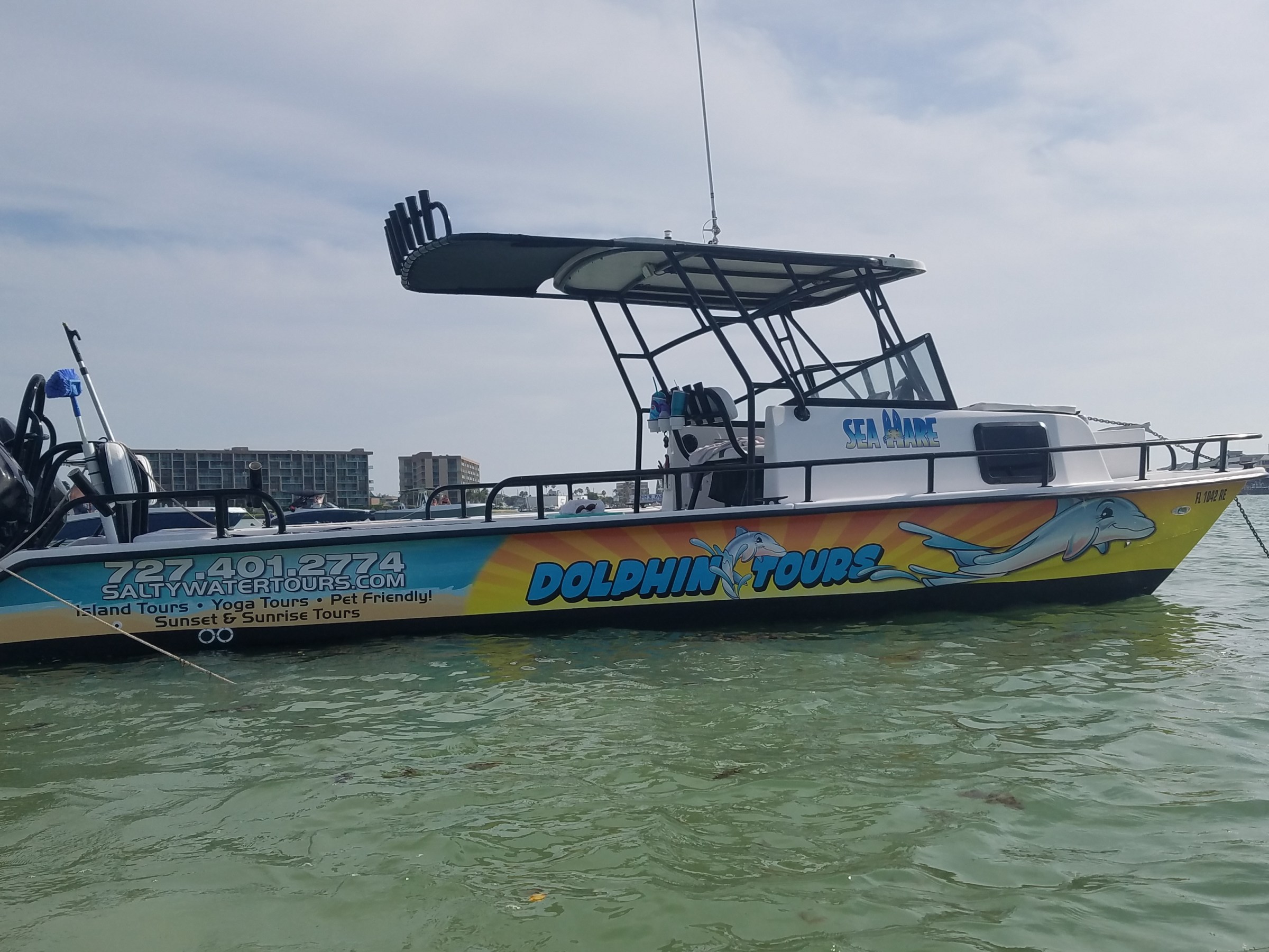 a small boat in a body of water