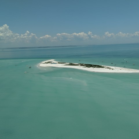 a large body of water next to the ocean